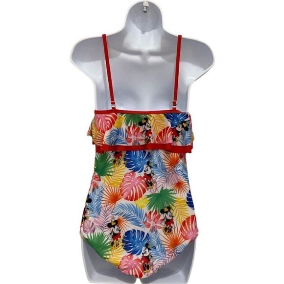 Disney Parks Floral Boho Minnie Mouse print one-piece swimsuit - Picture 4 of 4